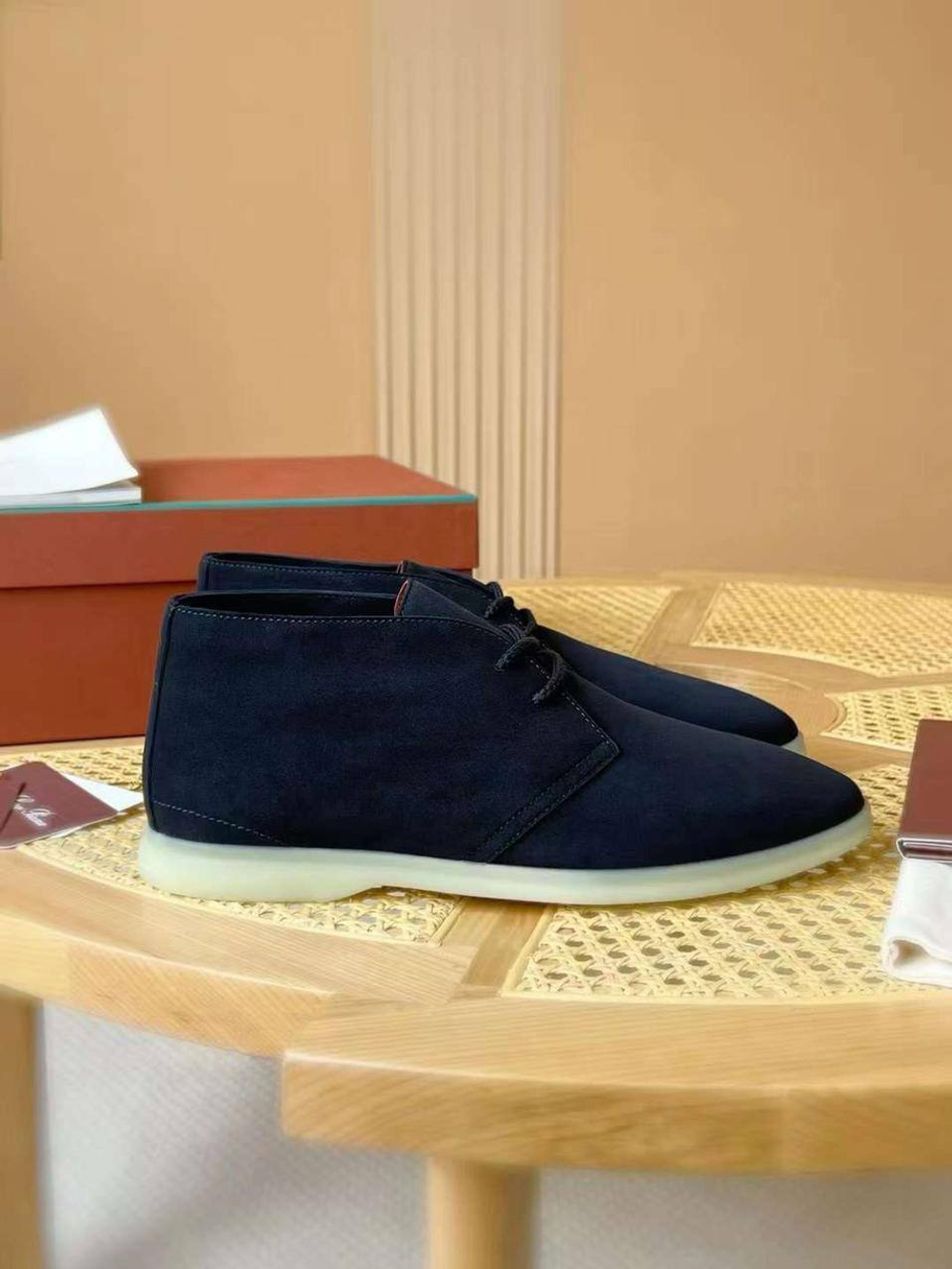 Высокие лоферы Loro Piana