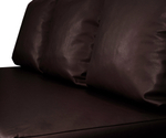 Диван-кровать еврокнижка Торнадо Эко-кожа Phantom (Темно-коричневый)