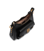 Кожаная сумка хобо b-buzz Balmain - черный(DN1BT904 LSLX)