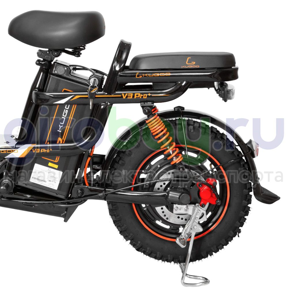 Электровелосипед Kugoo Kirin V3 PRO PLUS (60V/28.6Ah) внедорожная резина фото №17