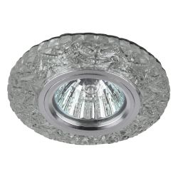 Светильник встраиваемый cо светодиодной подсветкой ЭРА DK LD4 SL/RGB под лампу MR16 GU5.3 мультиколор