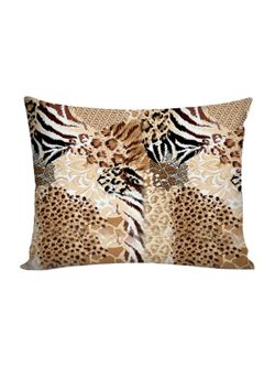 Постельное белье перкаль Сказка "Сафари" 1,5-сп Наволочка 50х70 см 1 шт Простынь на резинке 90x200 см Пододеяльник 145x215 см