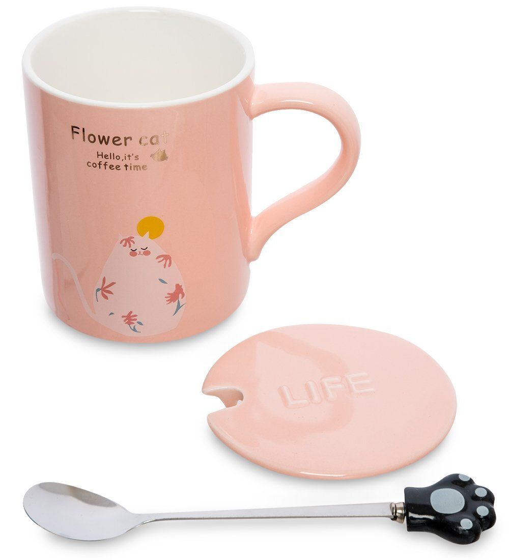 MUG-273/1 Кружка «Цветочный кот»