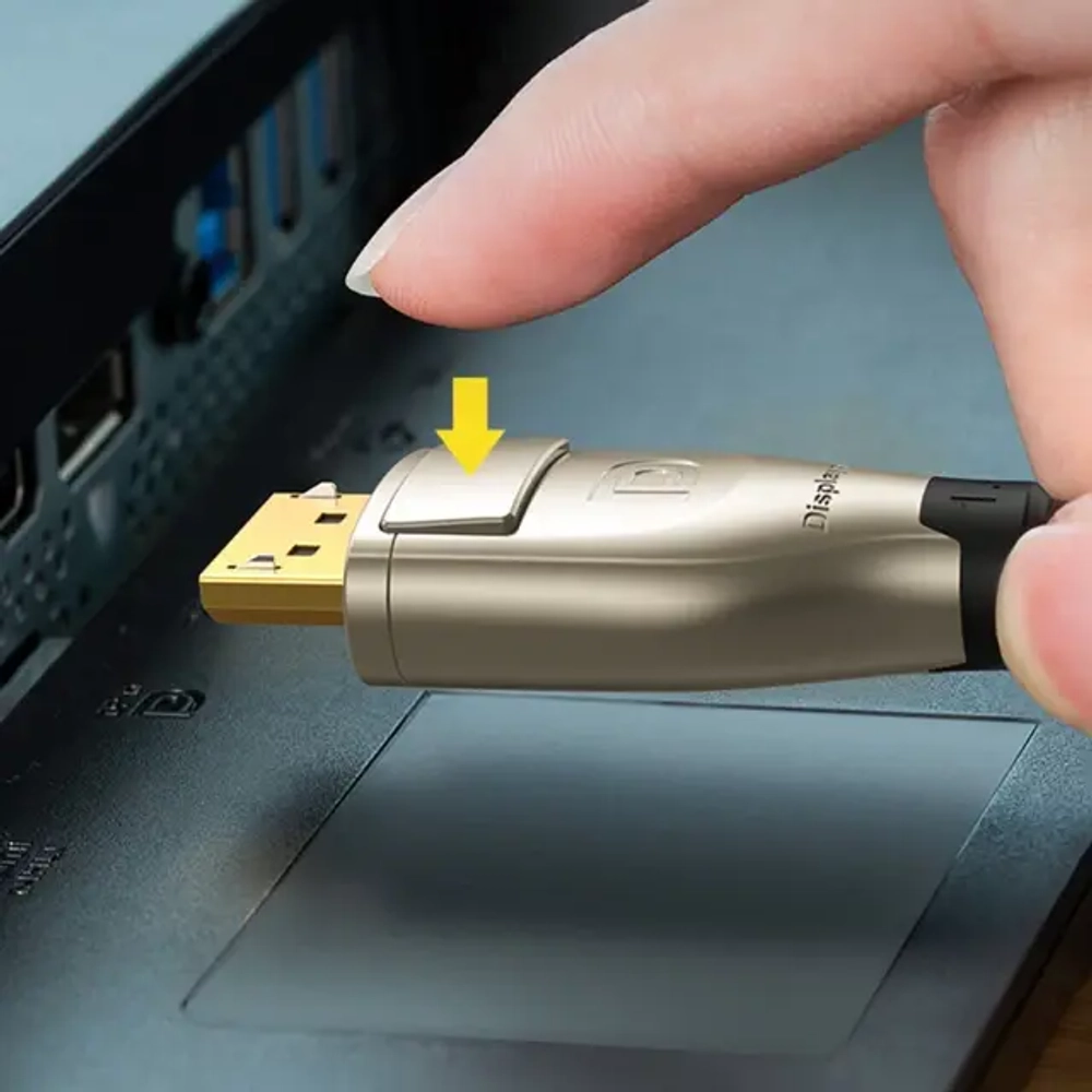 Кабель DisplayPort - DisplayPort, 2m, V1.4, UGREEN 60843