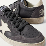 Golden Goose Ball Star / Серые / белая звезда муж