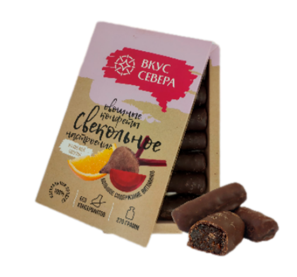 Конфеты овощные "Свекольные", 270 г