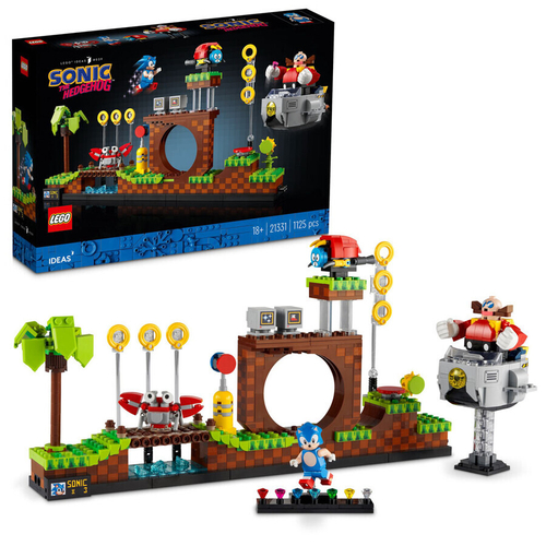 Конструктор LEGO Ideas 21331 Соник Супер-ёжик: Зона зеленых холмов