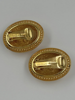 Клипсы с кристаллами Christian Dior