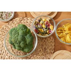 Контейнер для запекания и хранения Eco Store с крышкой из бамбука, 950 мл