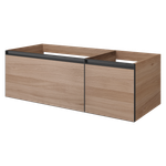 Armadi Art QUATRO 2 120см (80+40) тумба WILLOW профиль ANTHRACITE