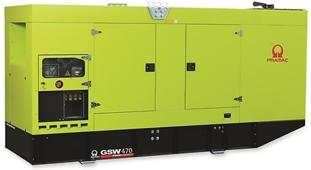Дизельный генератор Pramac GSW 470 P в кожухе — Фото №1 