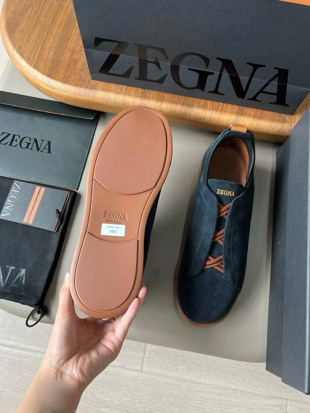 Кеды Zegna
