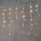 Светодиодная бахрома с колпачком 3,1*0,5 м., 120 желтых LED ламп, мерцание, прозрачный провод ПВХ, IP65, LTC (PIL120BLWCAP-10-2Y)