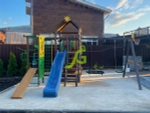 Детская площадка Спорт 2 с качелями гнездо 100см