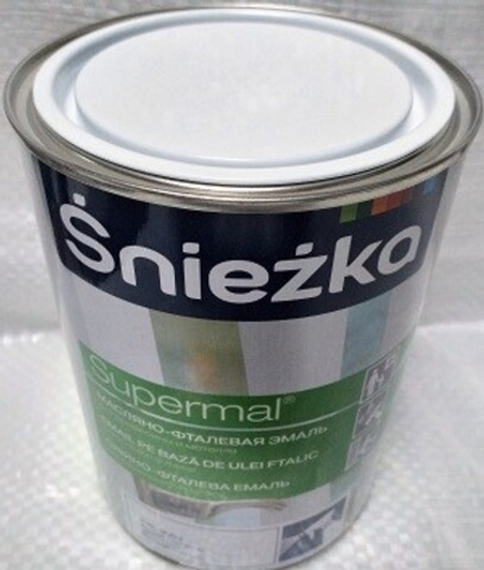 Краска белая "СНЕЖКА" 0,8л (8шт)