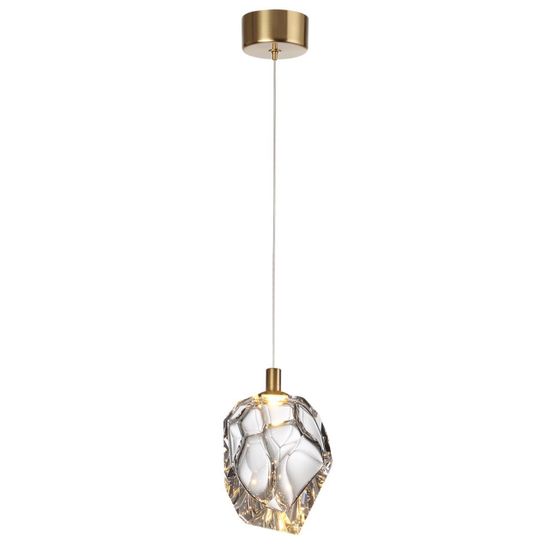 7114/4LB L-VISION ODL25 Подвесной светильник прозрачное  стекло/металл IP20 LED 4W 300Лм 3000K 200° 220V GEMME