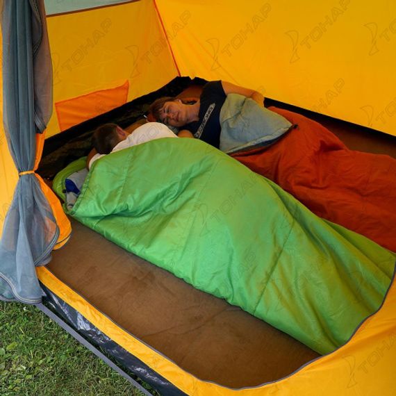 Спальный мешок TORO 300L (210х70, левый, стратекс, салатовый) (T-HS-SB-T-300L) Helios