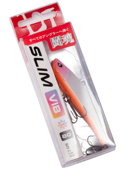 Воблер вертикальный Lucky John Slim VIB S 80, цвет 211