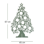 Декоративная елка настольная, новогодняя из фанеры, эвкалипт