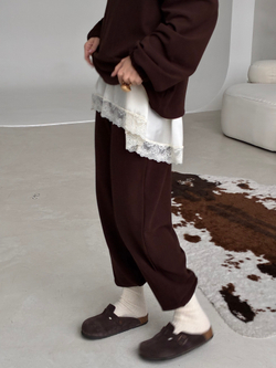 Свитшот трикотаж на пуговицах (горький шоколад)