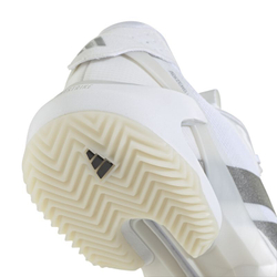 Женские теннисные кроссовки Adidas Adizero Ubersonic 5 W Clay - cloud white/silver metallic/cloud white
