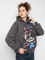 Толстовка утепленная с капюшоном