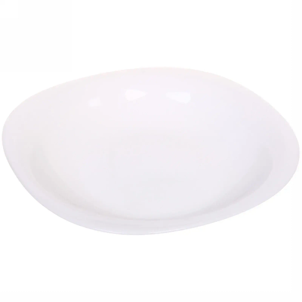 Тарелка «White magic» 21*21см глубокая, стеклокерамика мягкий квадрат