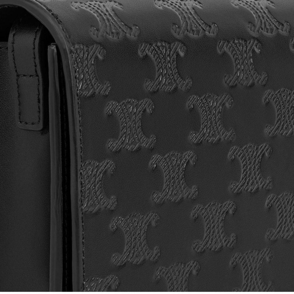 Картхолдеры и кошельки CELINE Triomphe Logo, 10K773FQD-38SI