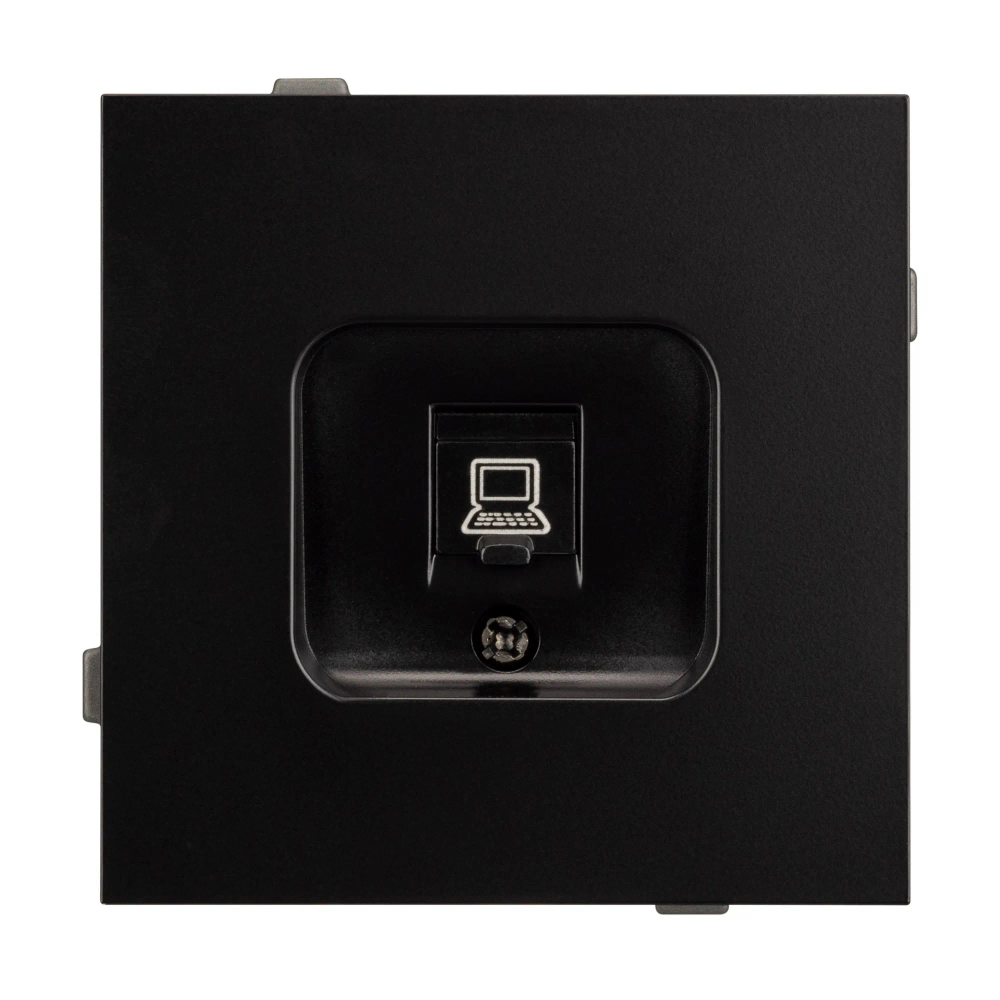 Механизм компьютерной розетки SCT-TENDO-MPC1-PL-BK (RJ-45, CAT6) (Arlight, -) 054104