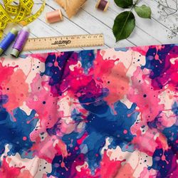 Ткань Ниагара Софт яркие хаотичные пятна