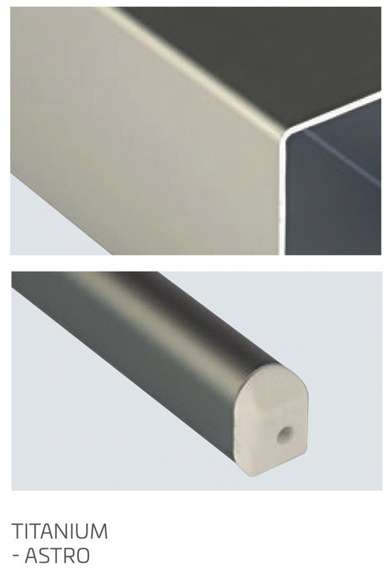 Зонт для кафе профессиональный Astro Titanium, 290х290 см