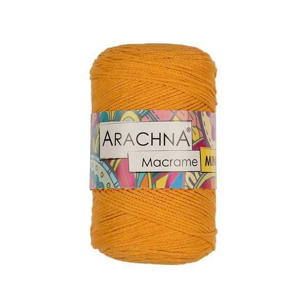 Пряжа Arachna Macrame Mini / уп.4 мот. по 250г, 200м, 20 желтый