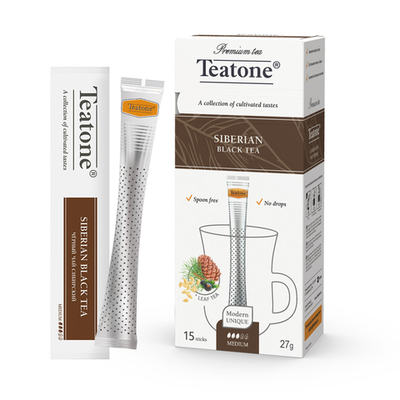 Чай черный Сибирский в стиках Teatone