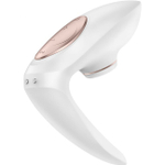 Вакуум-волновой бесконтактный стимулятор для пар Satisfyer Pro 4 Couples (10 режимов ), белый (Цвет: белый)
