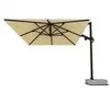 Зонт профессиональный без плит Banana Plus Dickson, 4х4 м, черный, бежевый