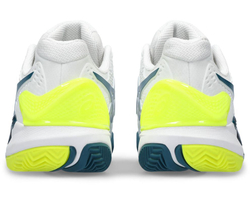 Мужские кроссовки теннисные Asics Gel-Resolution 9 Clay - white/restful teal