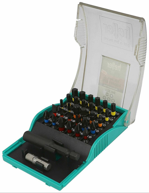 Набор торсионных бит Heller, 32 пр., 29347