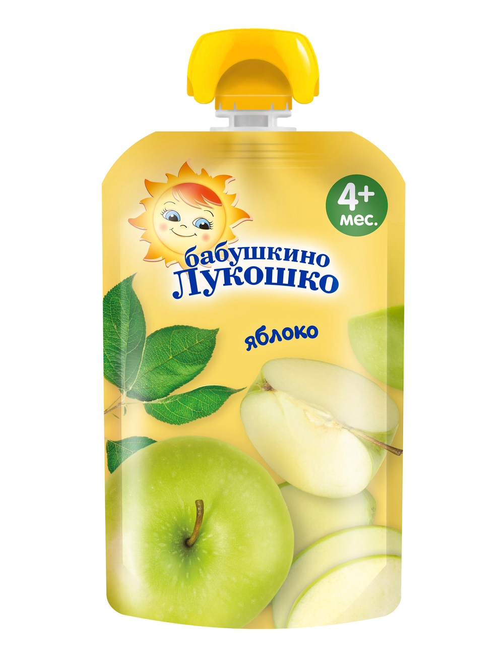 Пюре из яблок мягкая упаковка ( 90г ) "Бабушкино лукошко"