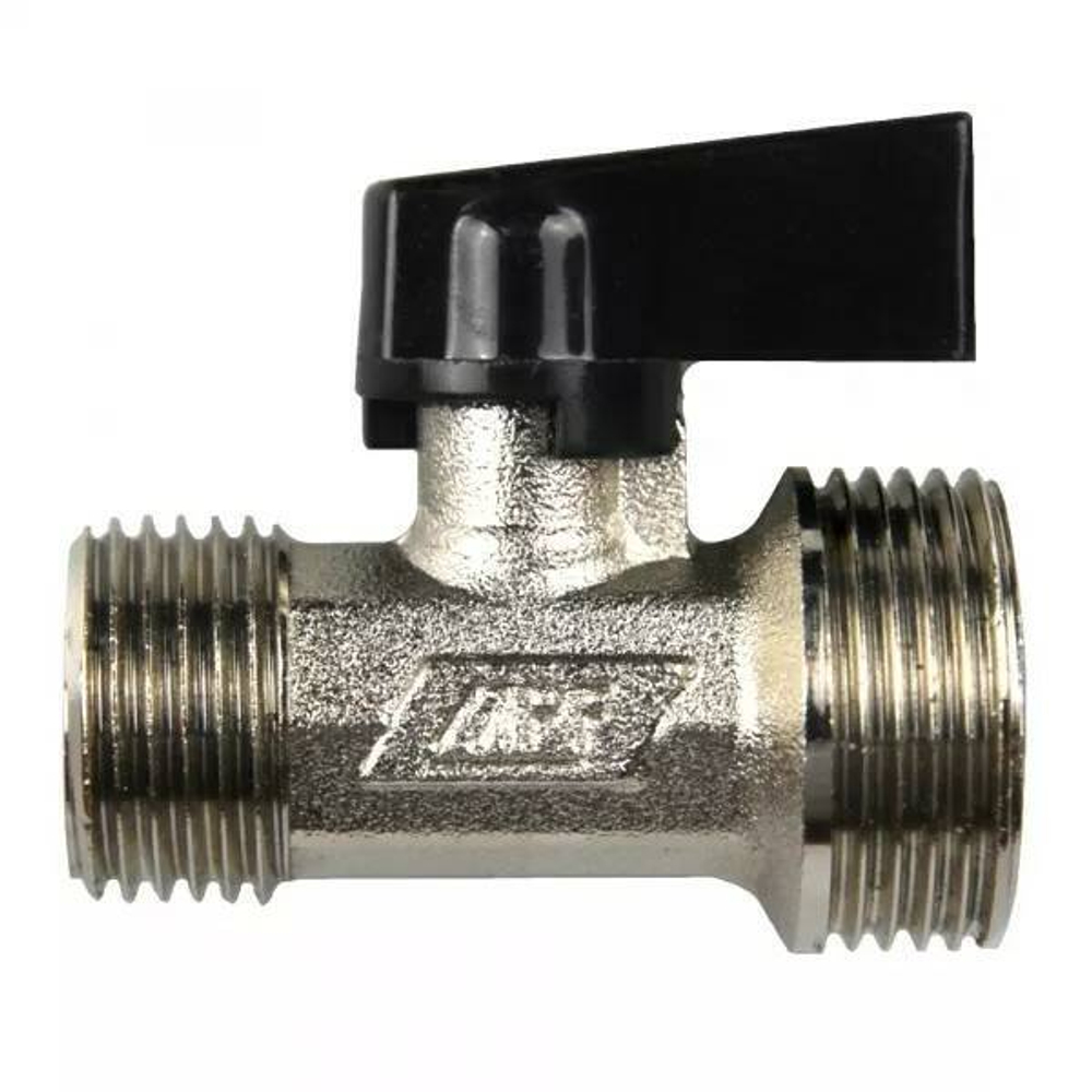 Кран латунный шаровый мини 3/4"(1/2" внутрення резьба)х1/2" наружная резьба