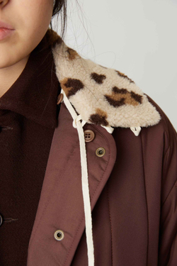 Леопардовый воротник