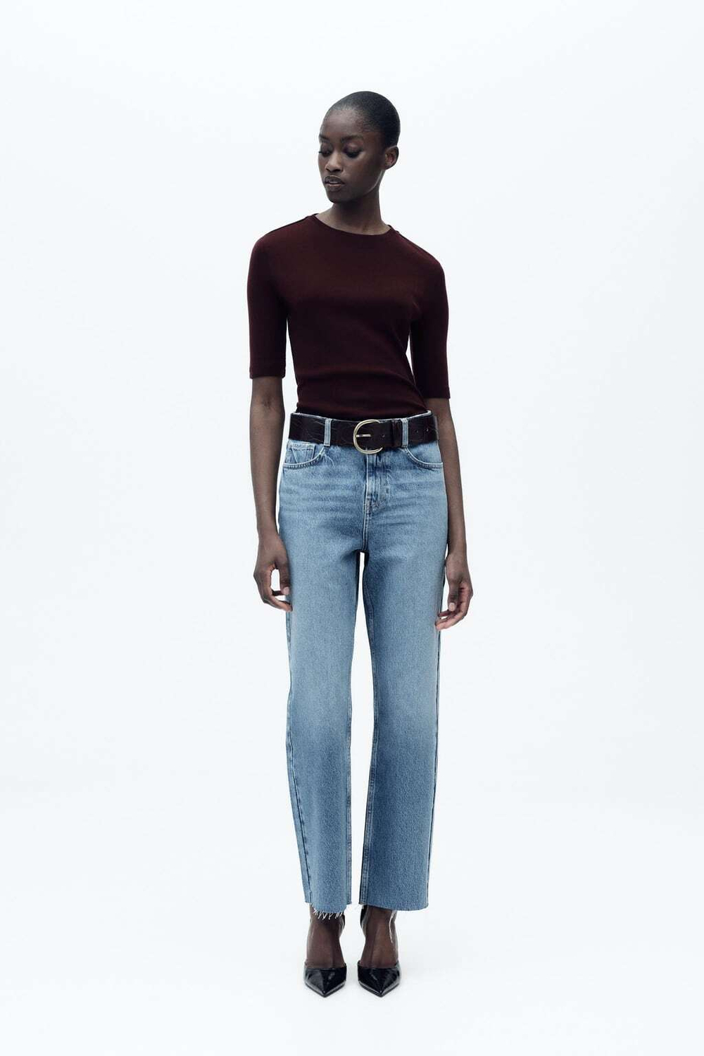 Джинсы z1975 straight leg high waist