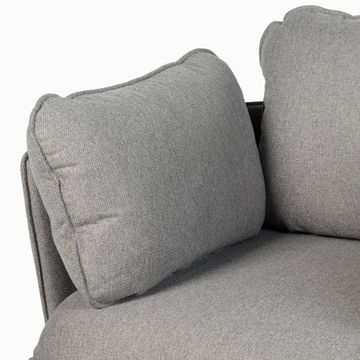 Кресло Sussex серое 