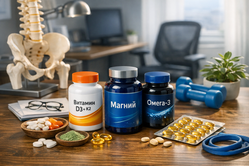 Офисная работа и боль в спине: как укрепить костную ткань и снять мышечные зажимы