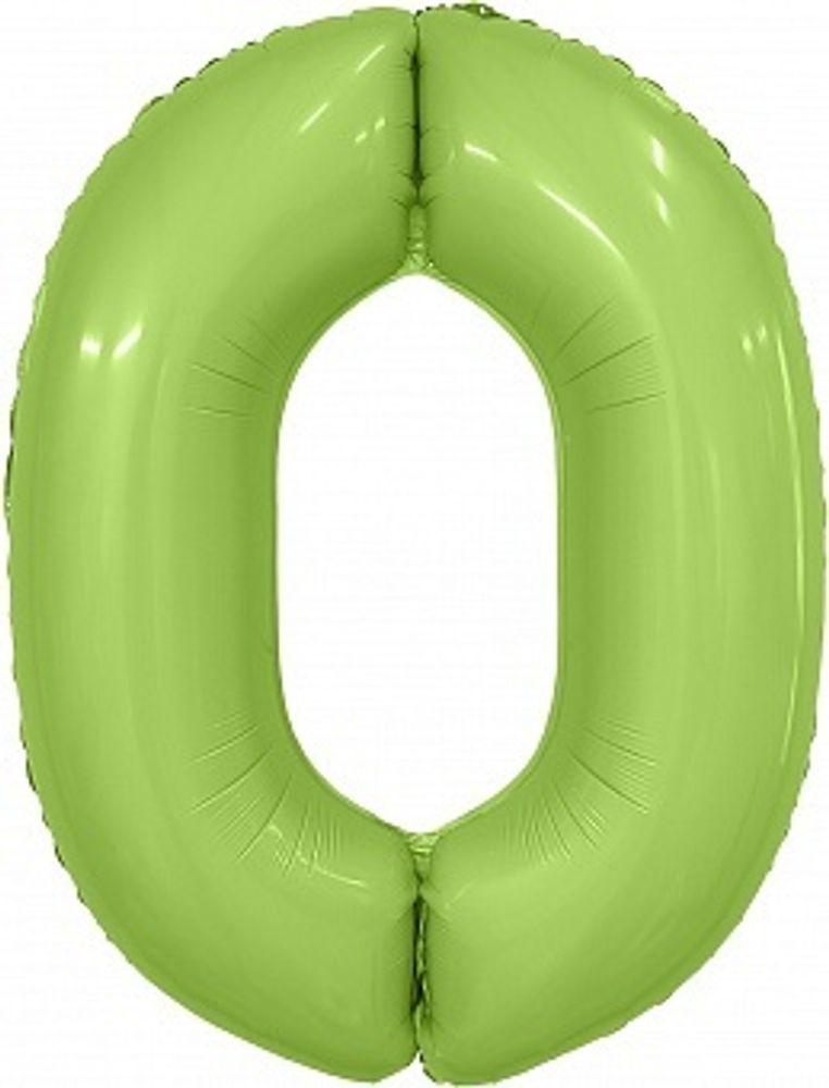 Р Цифра 0 Slim Фисташка (40&#39;&#39;/102 см)