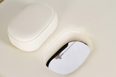 Массажный складной стол Mizomed Premium Oval 2 крем, черный