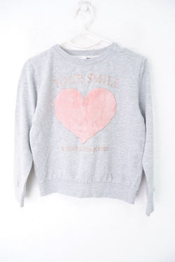 Свитшот Blue Seven с сердцем на 12 лет