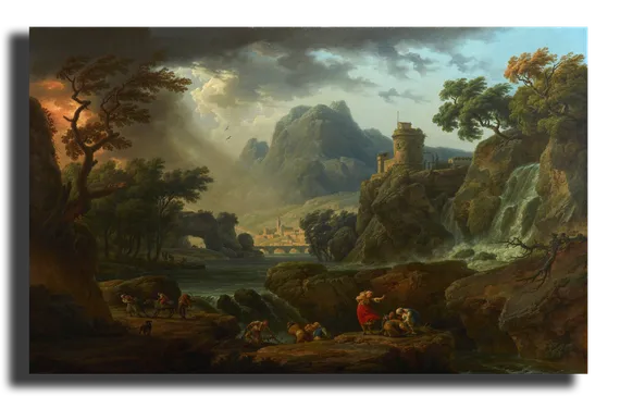 Репродукция "Верне Клод Жозеф - Мурали 1638"