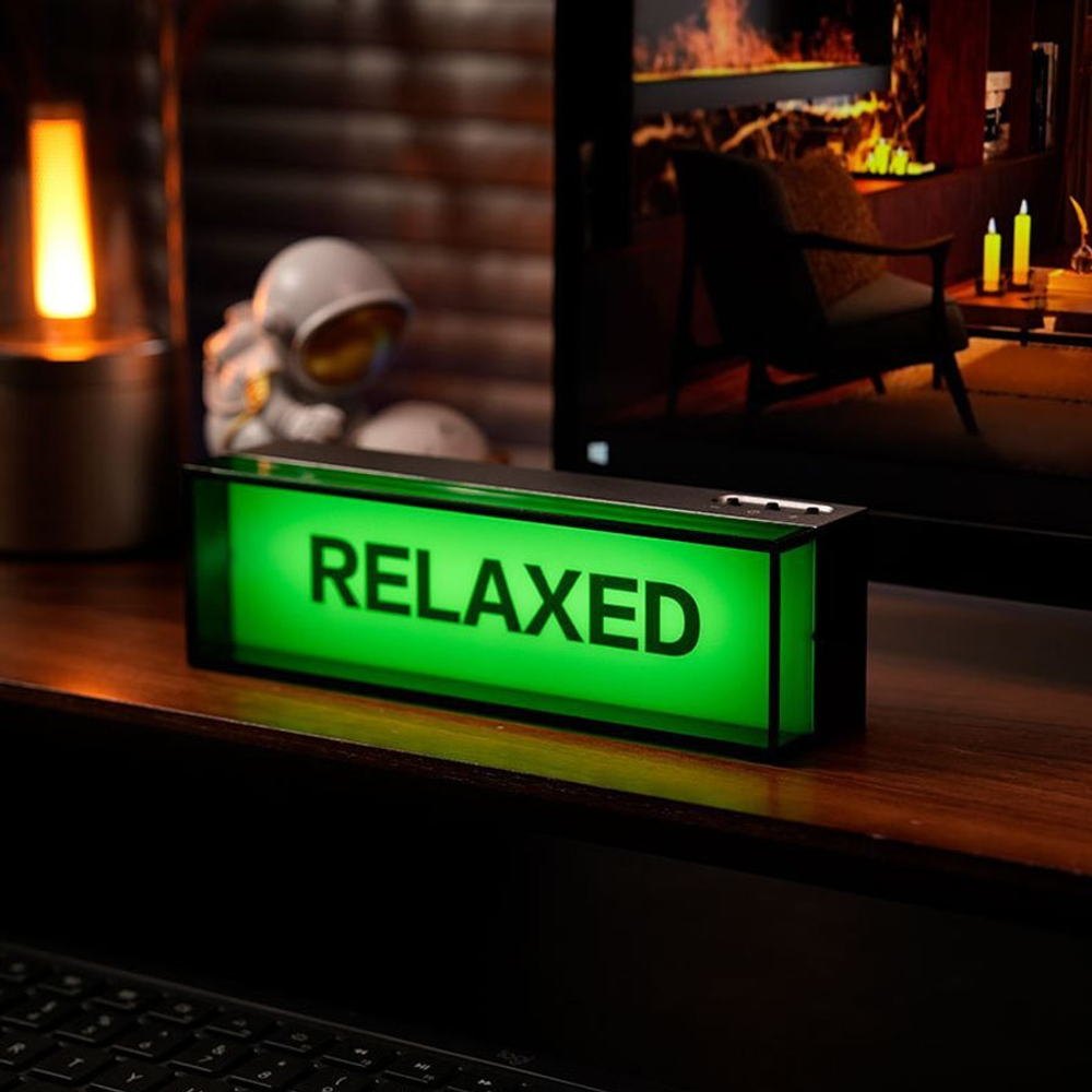 Декоративный светильник - ночник "RELAX", зеленый