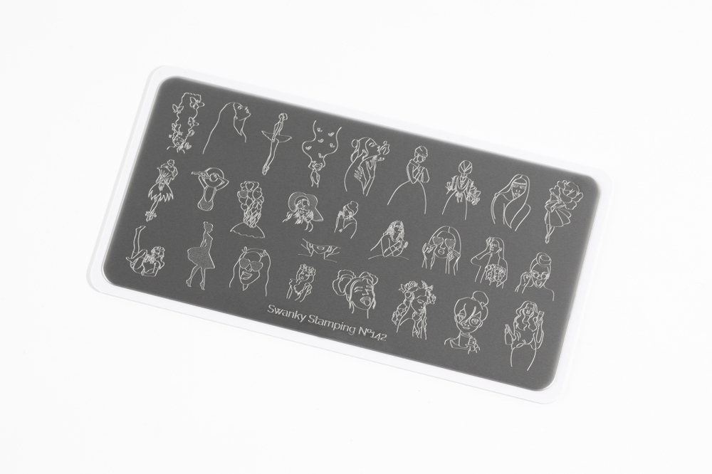 Swanky Stamping, Пластина 142 барби