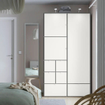 Платяной шкаф  - VIHALS IKEA/ ВИХАЛС ИКЕА, 122x59x216 см, белый